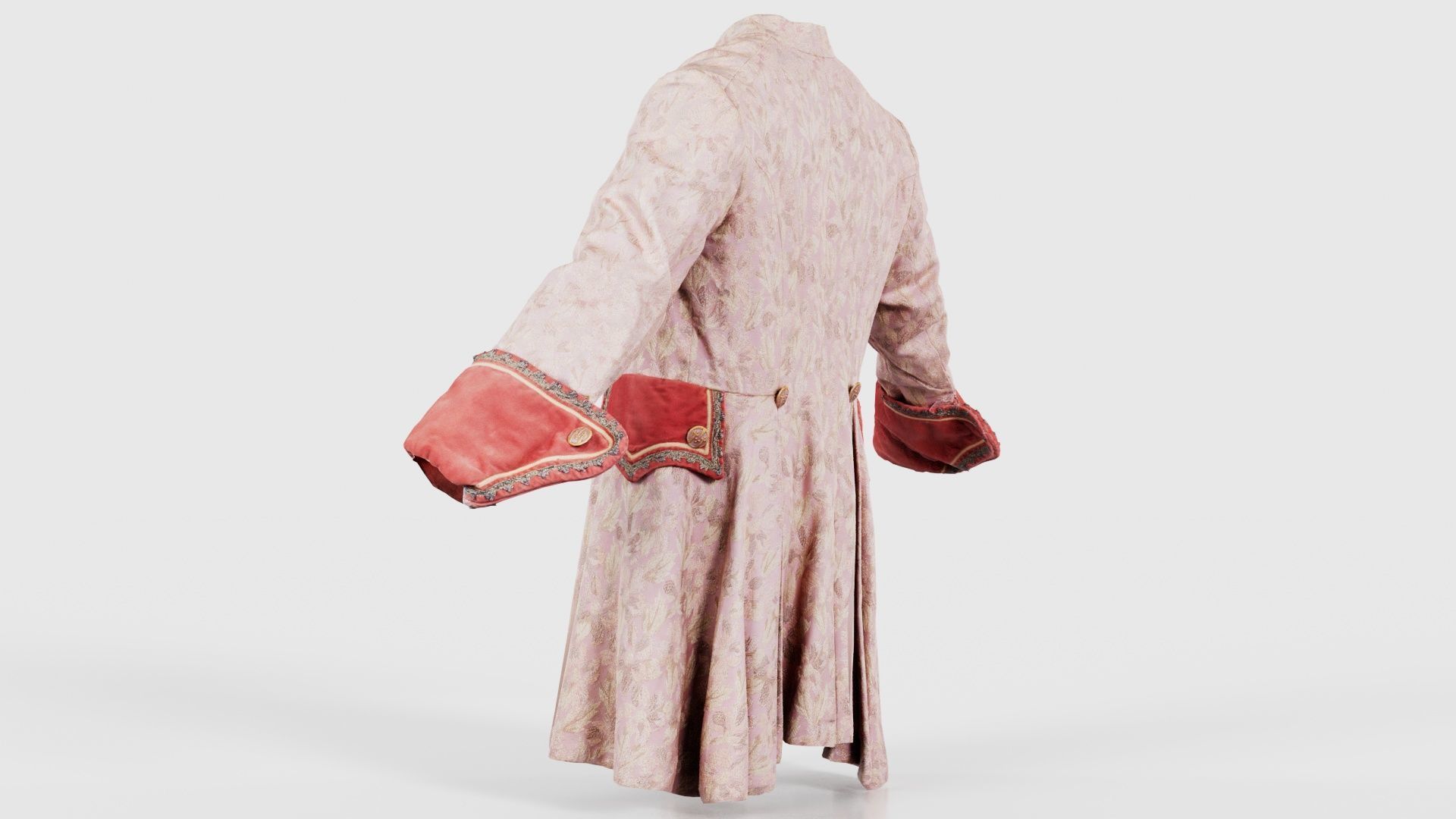 Leaf Jacket Low-poly 3D model_23