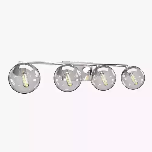 Mod 4-light Bath Vanity Wall Light P2857 3D model