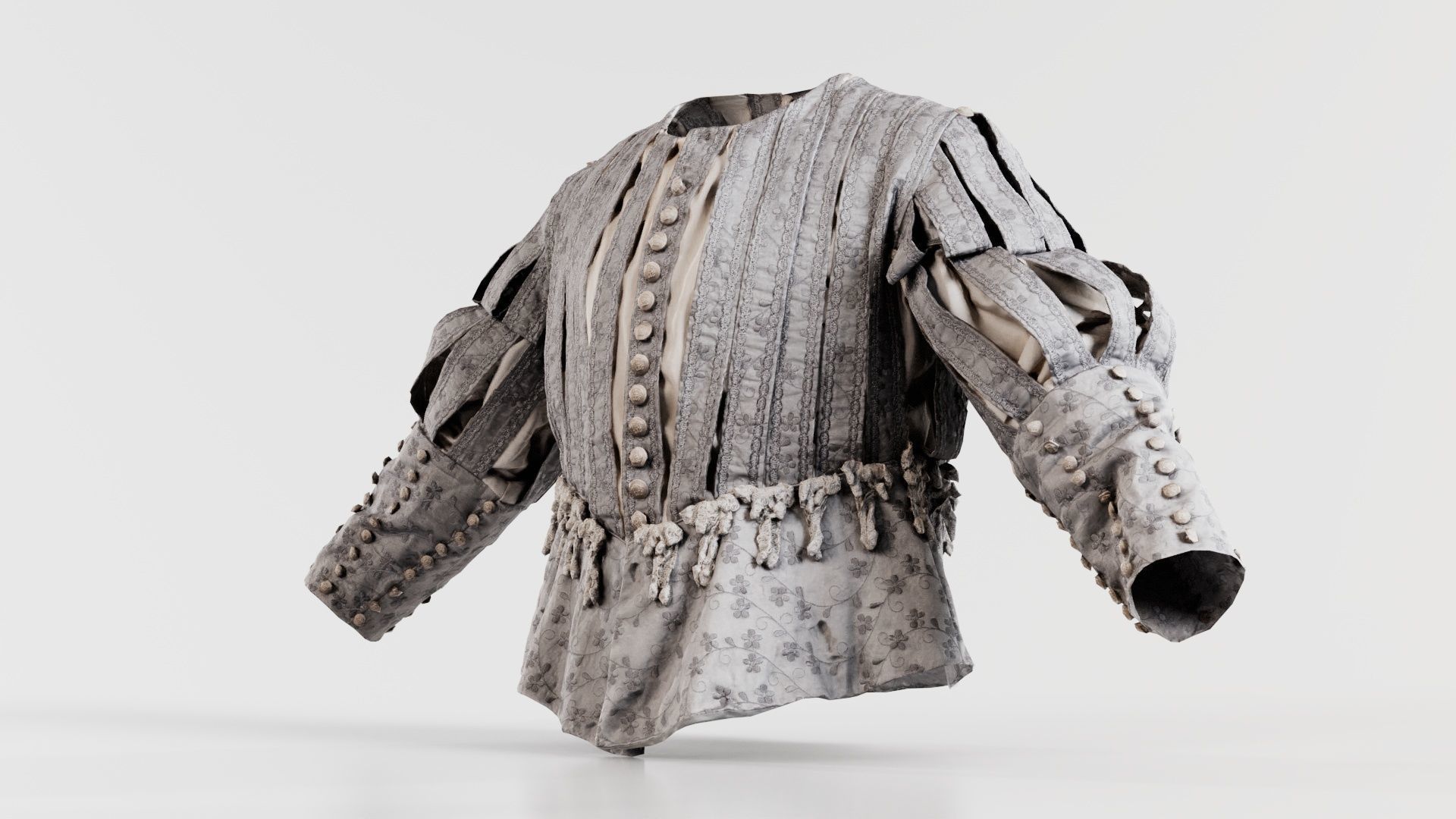 Prince Jacket Puff Low-poly 3D model_4