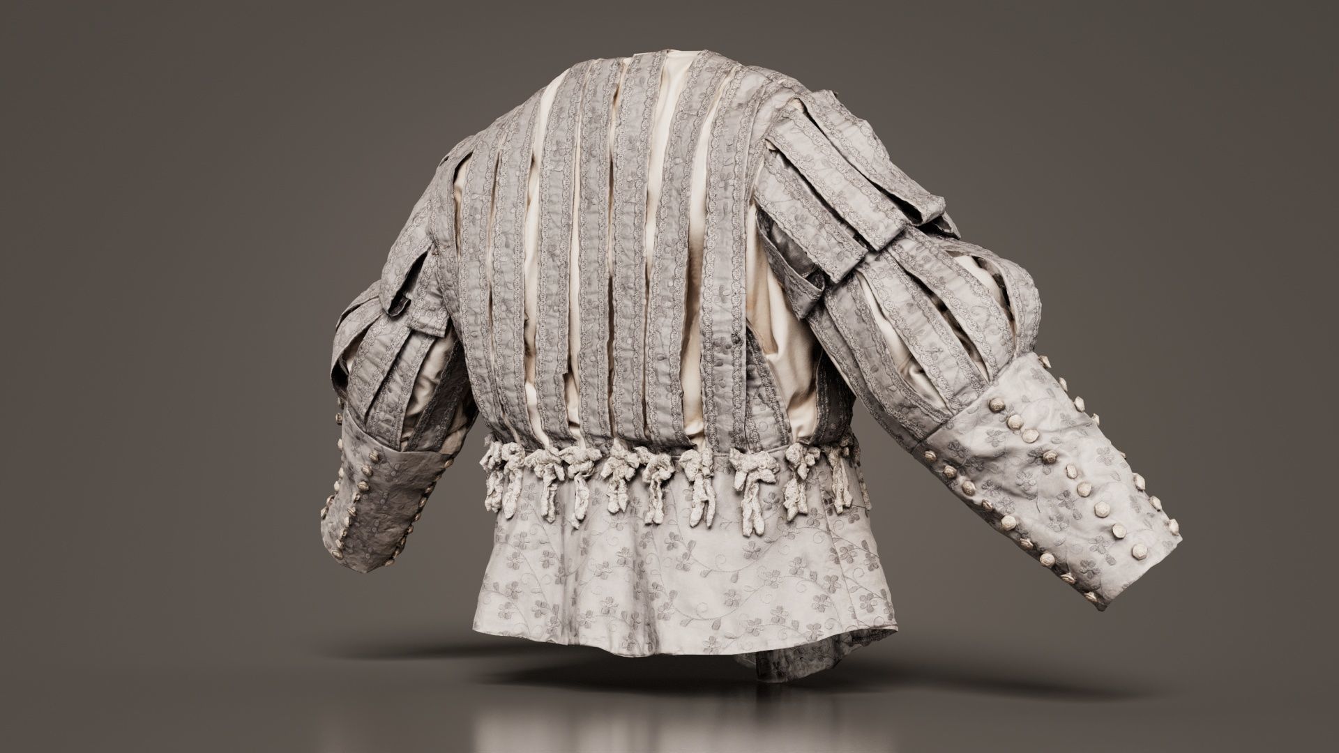 Prince Jacket Puff Low-poly 3D model_2