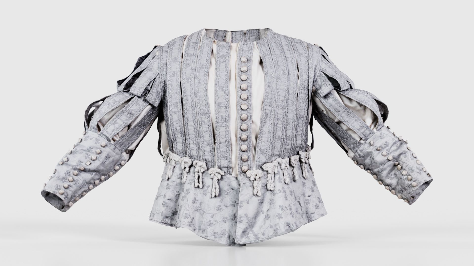 Prince Jacket Puff Low-poly 3D model_15