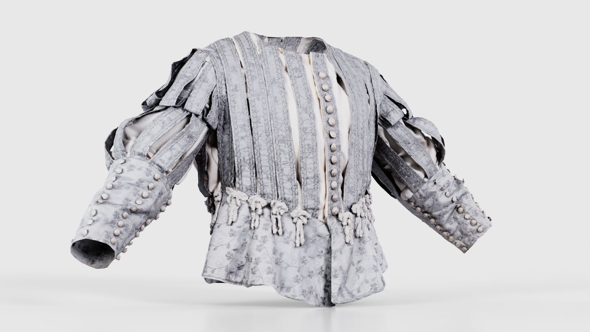 Prince Jacket Puff Low-poly 3D model_16