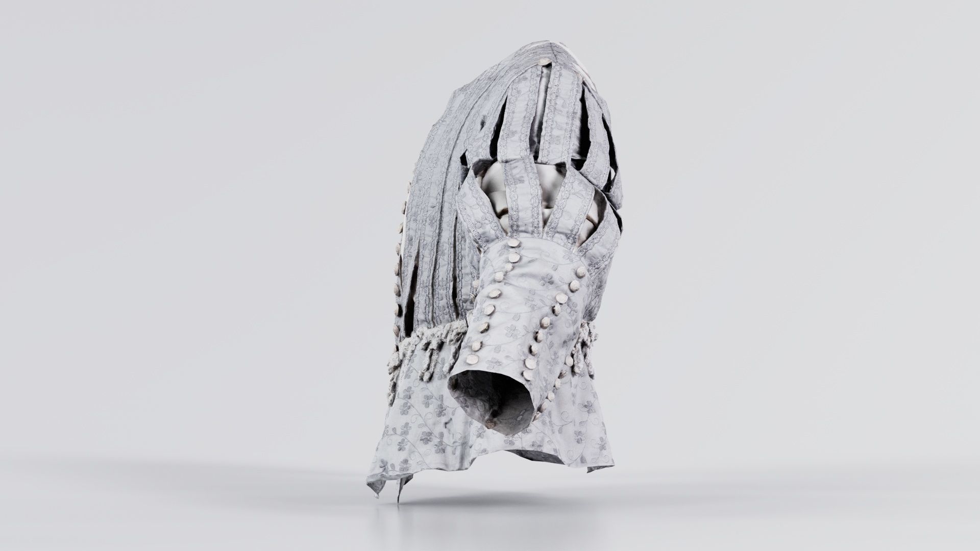 Prince Jacket Puff Low-poly 3D model_3