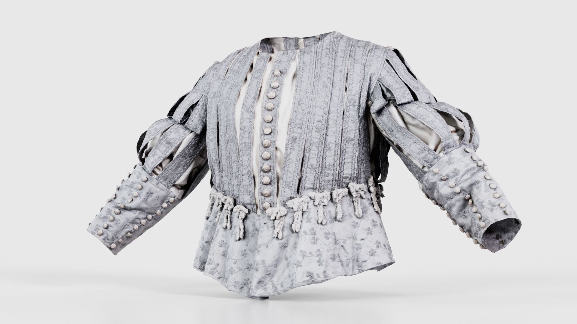 Prince Jacket Puff Low-poly 3D model_26