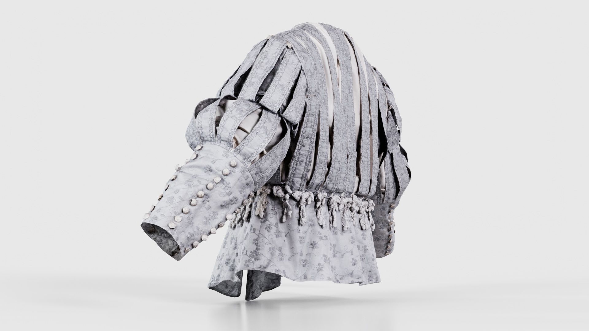 Prince Jacket Puff Low-poly 3D model_23