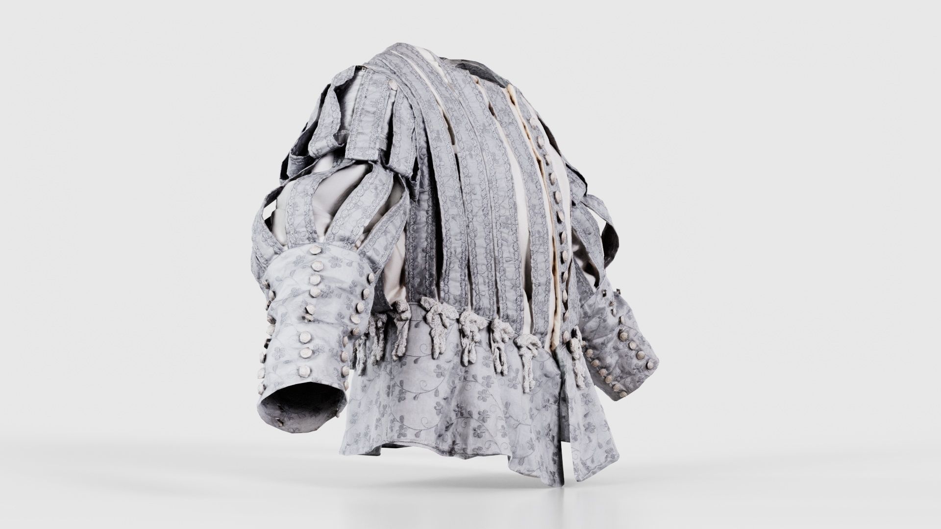 Prince Jacket Puff Low-poly 3D model_17