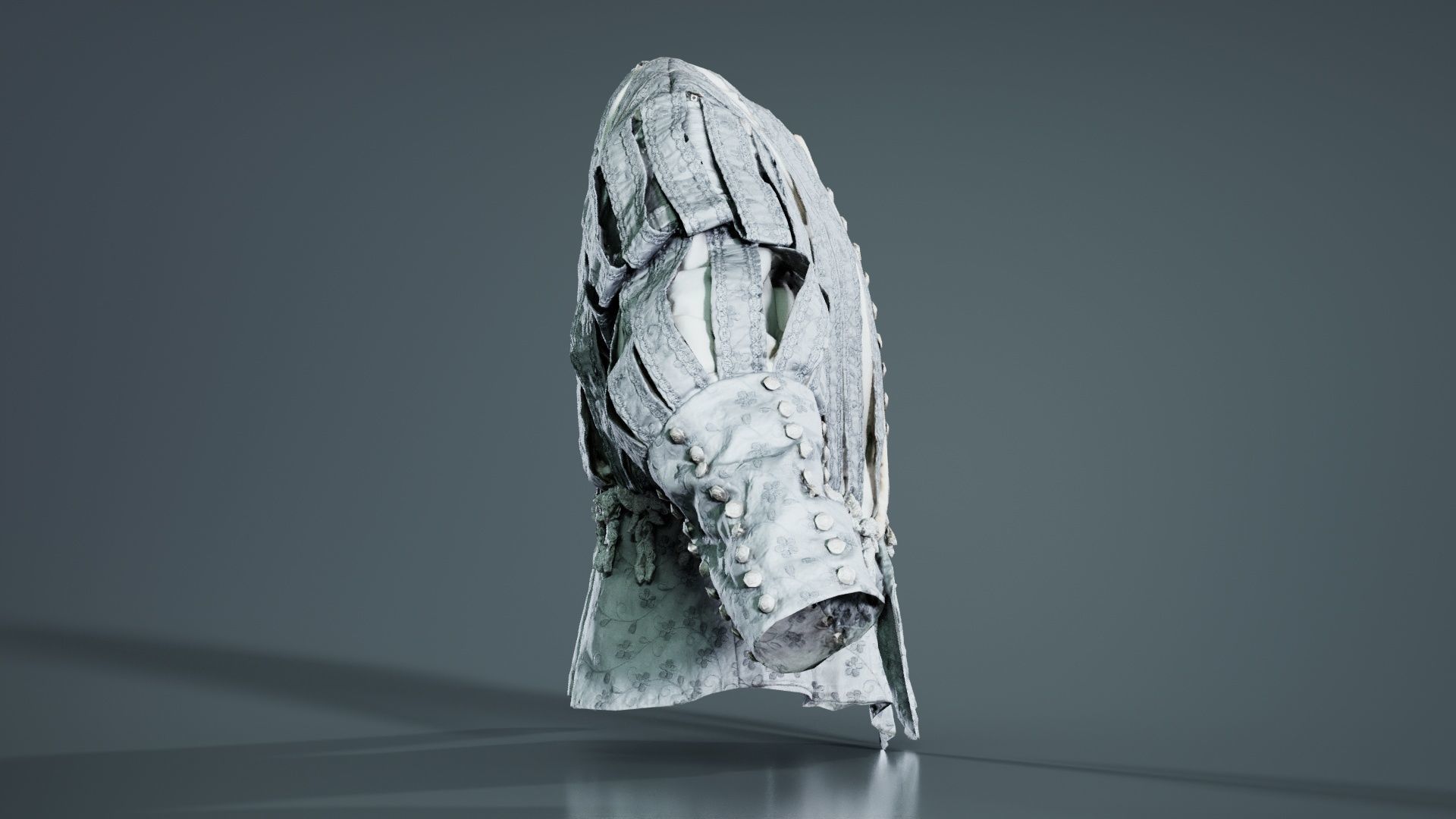 Prince Jacket Puff Low-poly 3D model_7