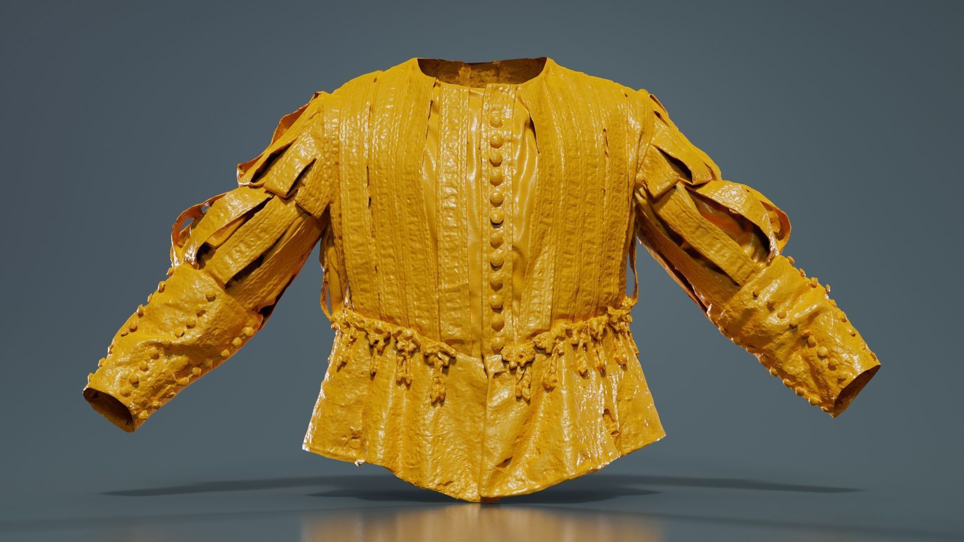 Prince Jacket Puff Low-poly 3D model_12