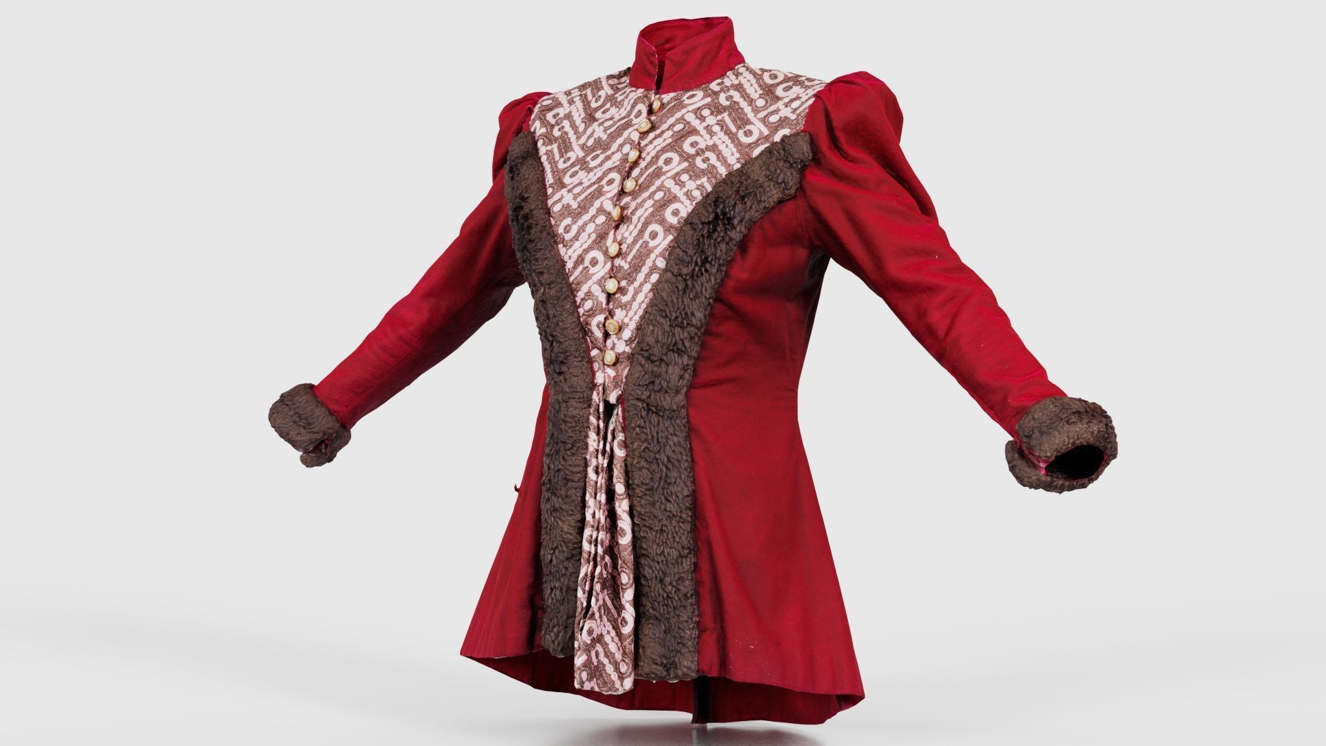 Queen Jacket Low-poly 3D model_26