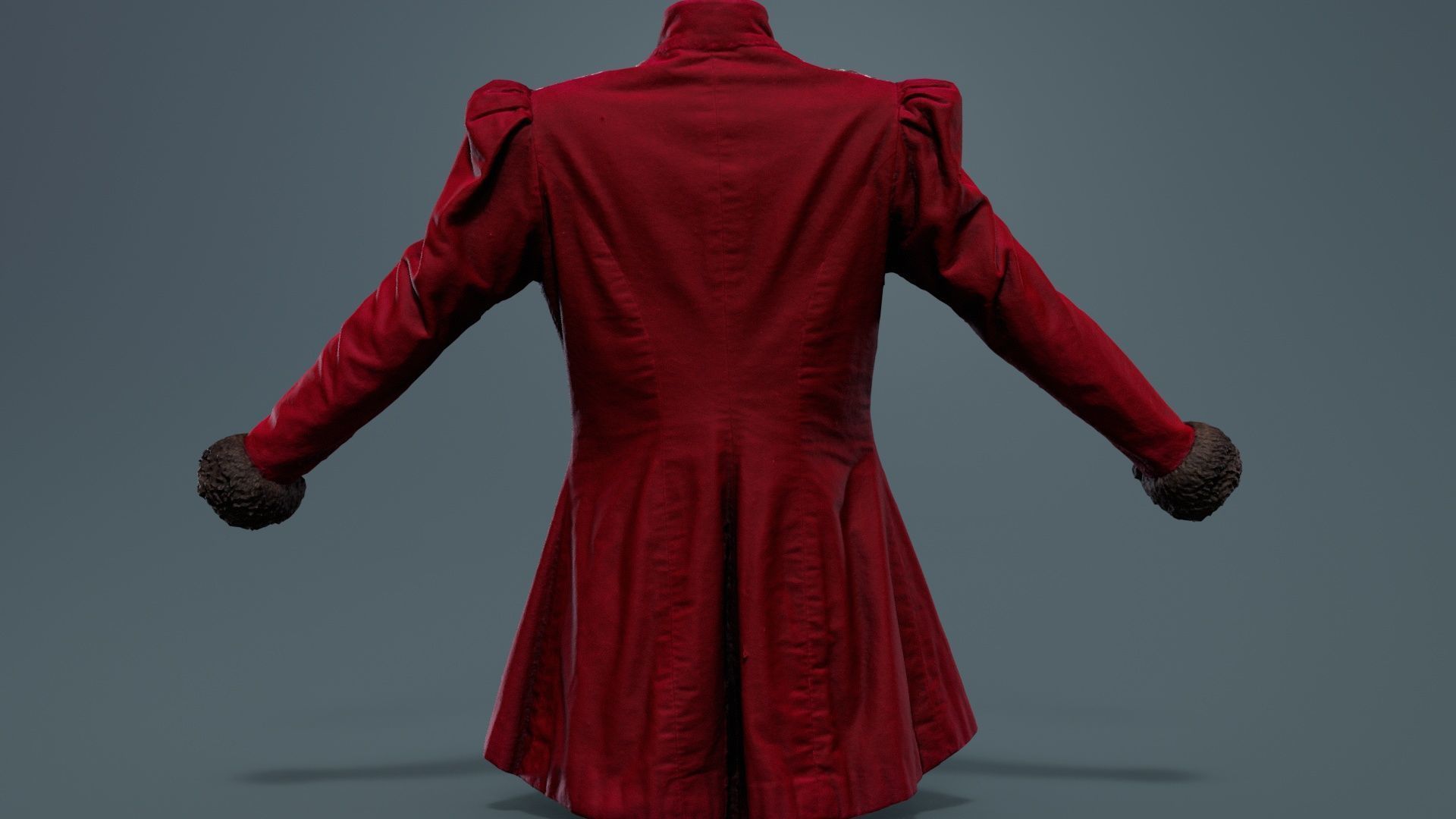 Queen Jacket Low-poly 3D model_7