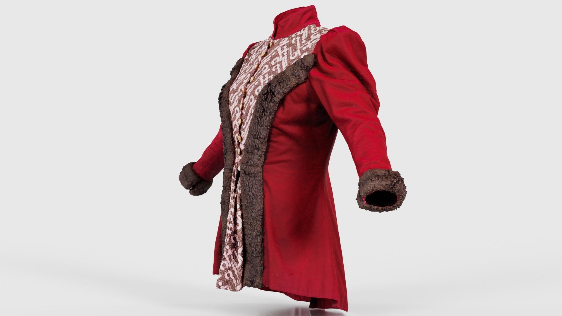 Queen Jacket Low-poly 3D model_25