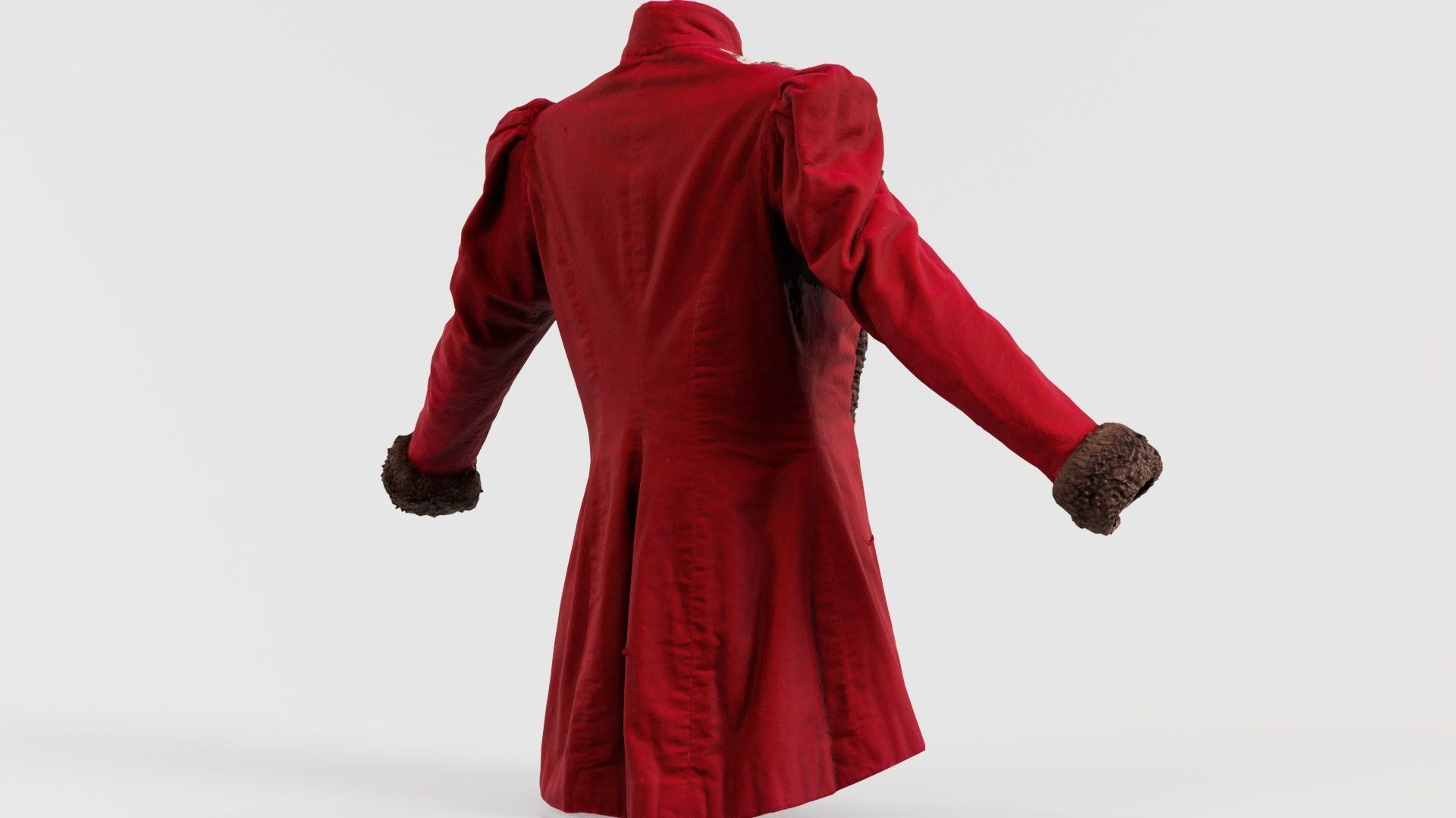 Queen Jacket Low-poly 3D model_5