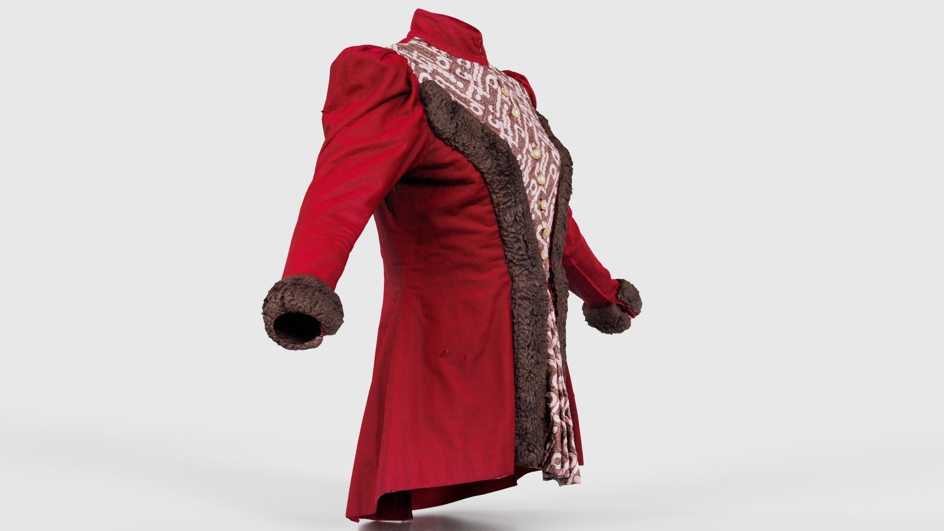 Queen Jacket Low-poly 3D model_17