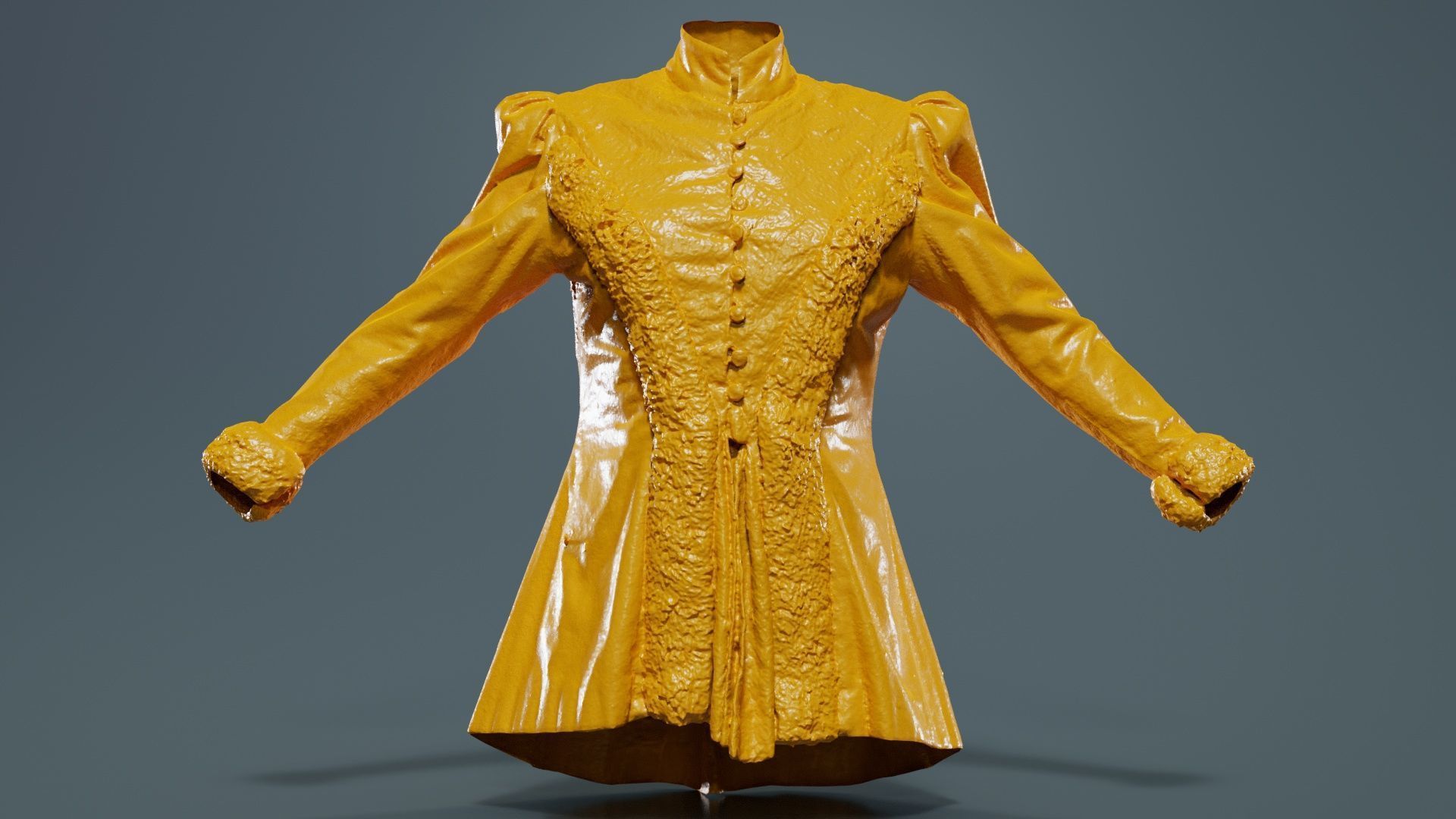 Queen Jacket Low-poly 3D model_12