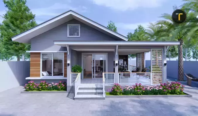 Small House plan 3Bedrooms