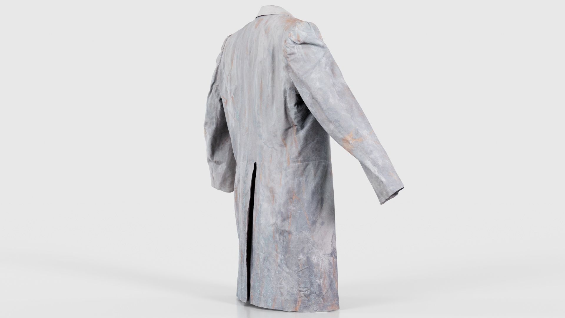 Statue Jacket Low-poly 3D model_19