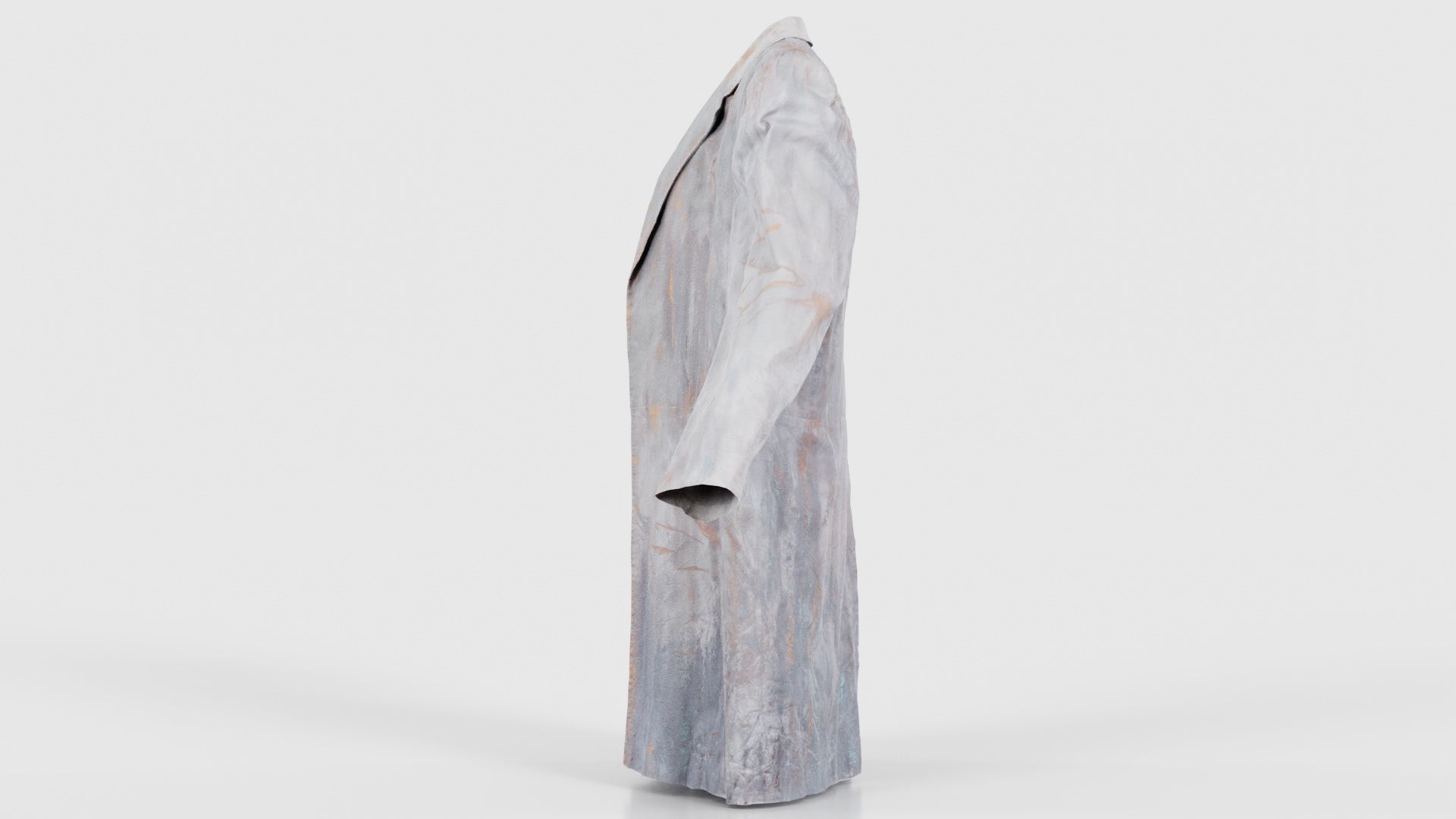 Statue Jacket Low-poly 3D model_24
