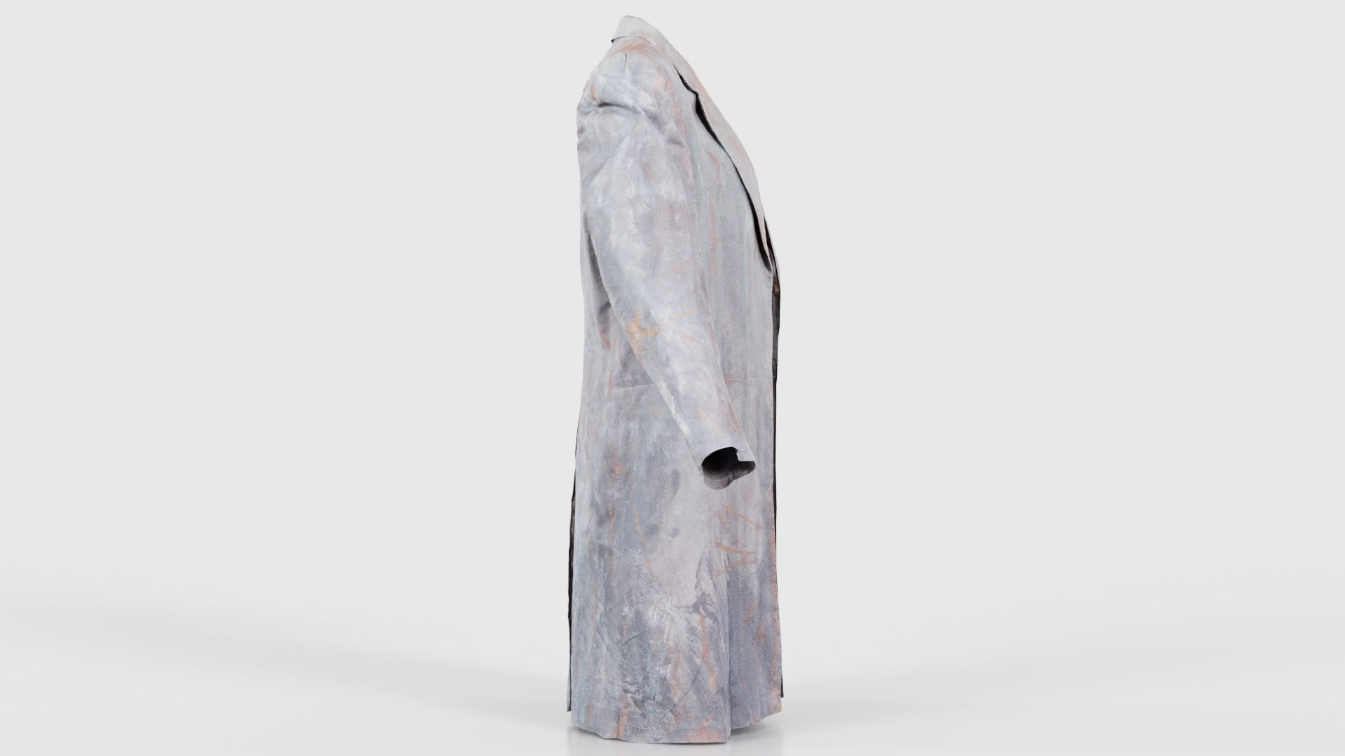 Statue Jacket Low-poly 3D model_18