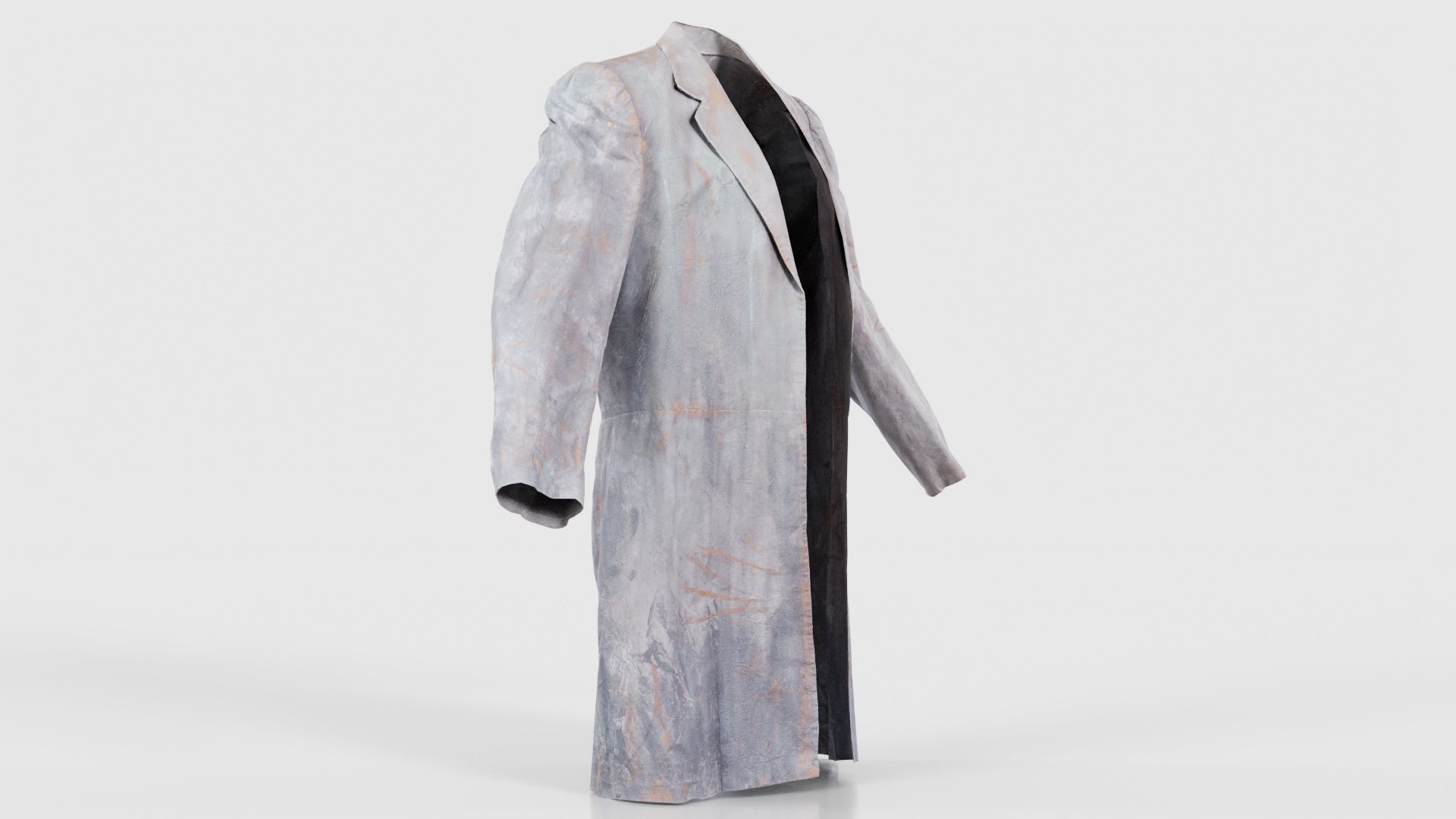 Statue Jacket Low-poly 3D model_17