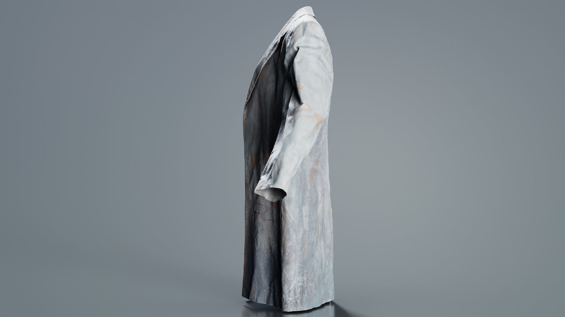 Statue Jacket Low-poly 3D model_4