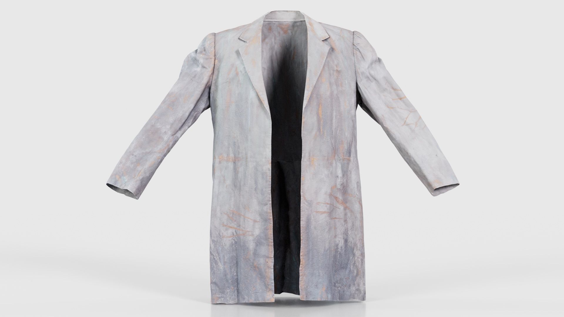 Statue Jacket Low-poly 3D model_15