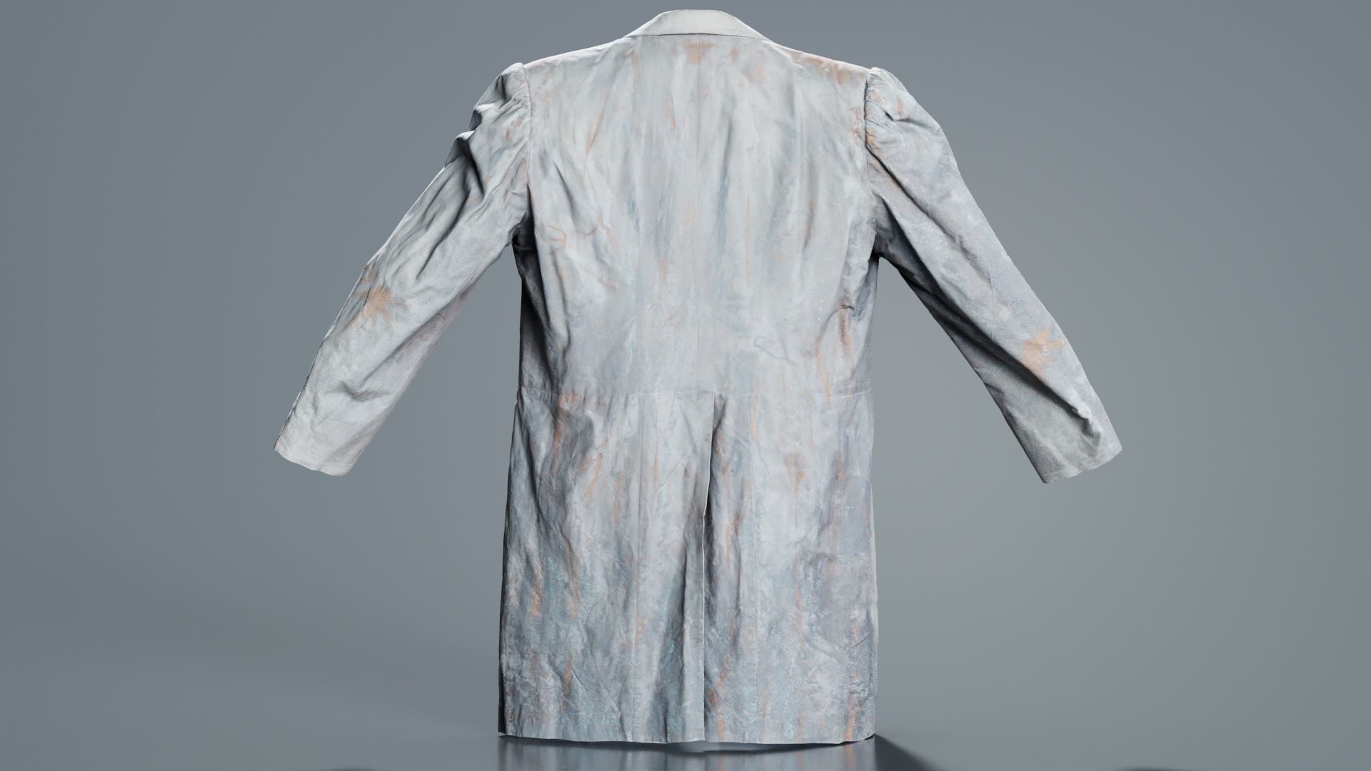 Statue Jacket Low-poly 3D model_1