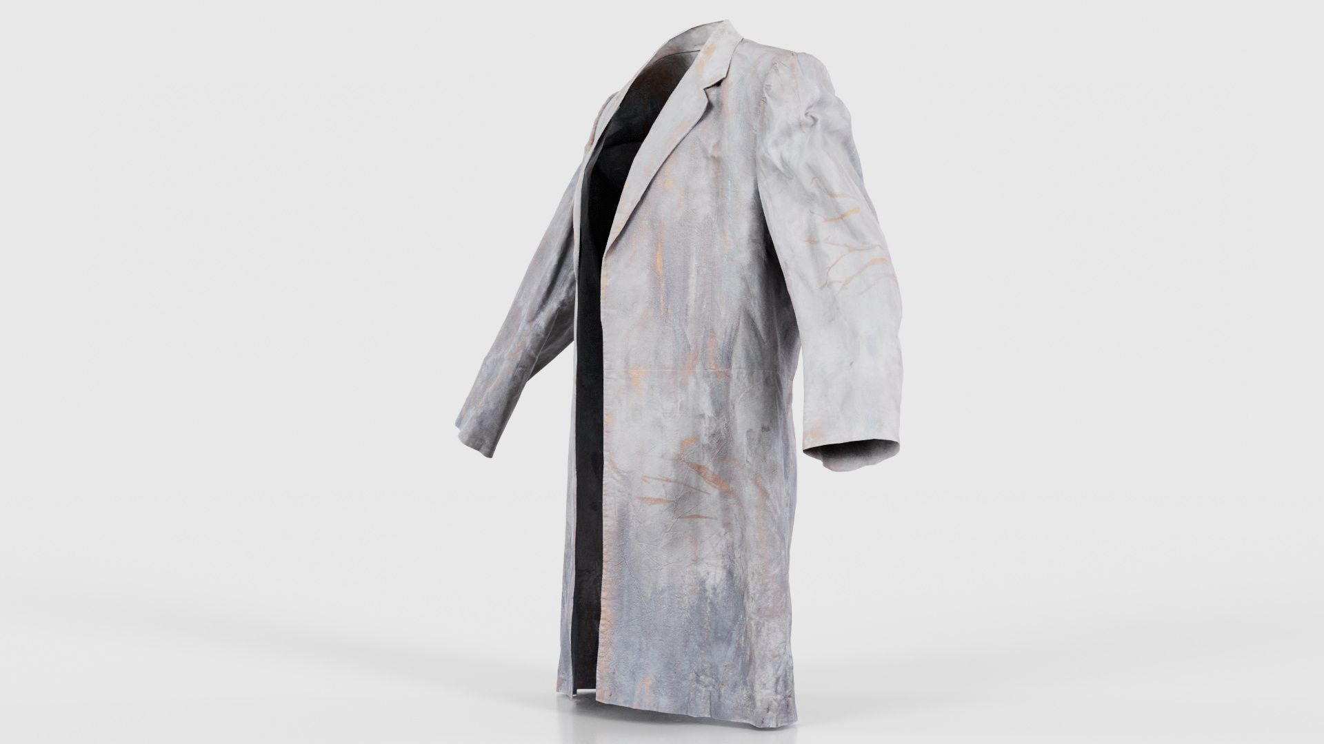 Statue Jacket Low-poly 3D model_25