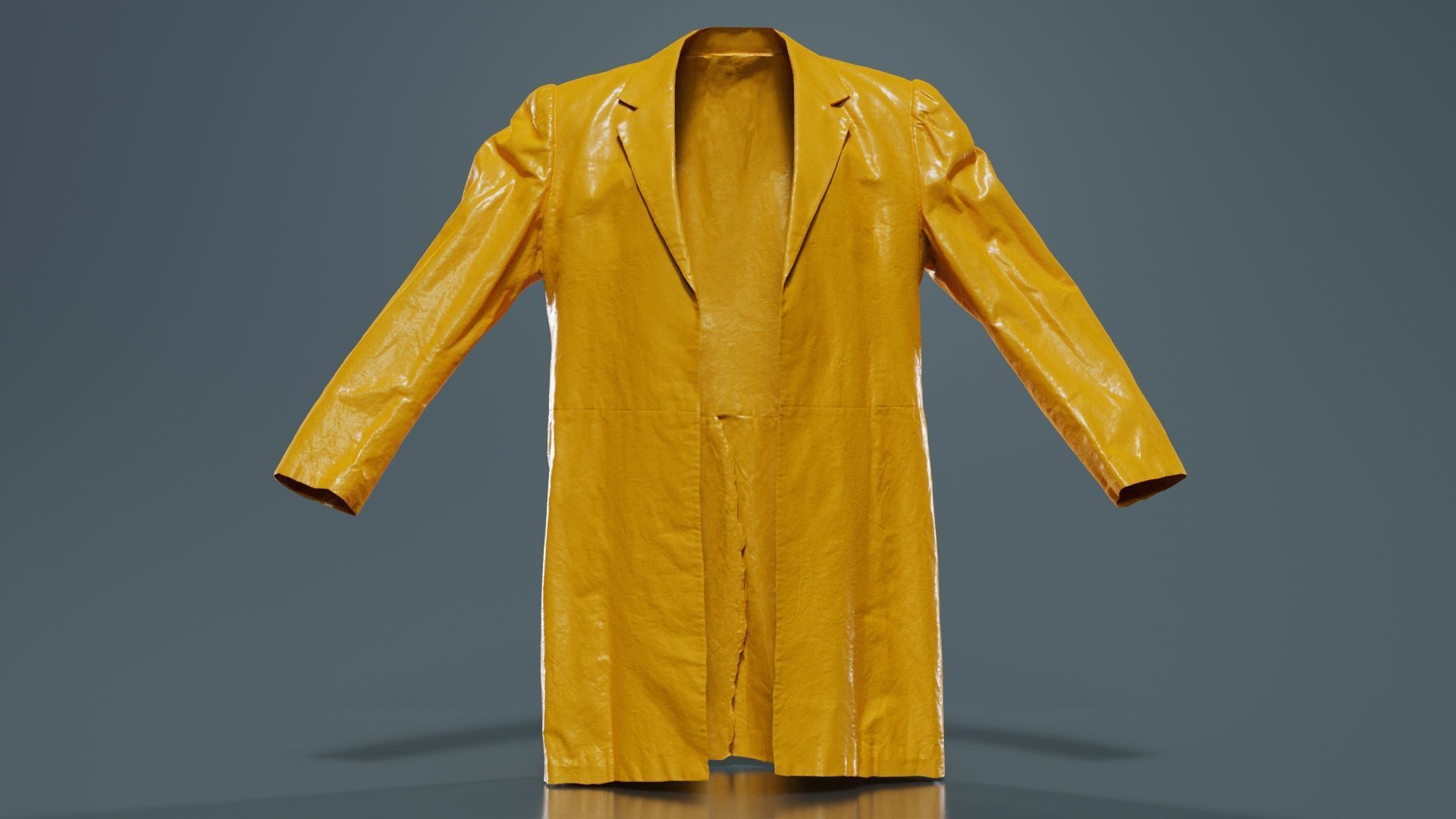 Statue Jacket Low-poly 3D model_12
