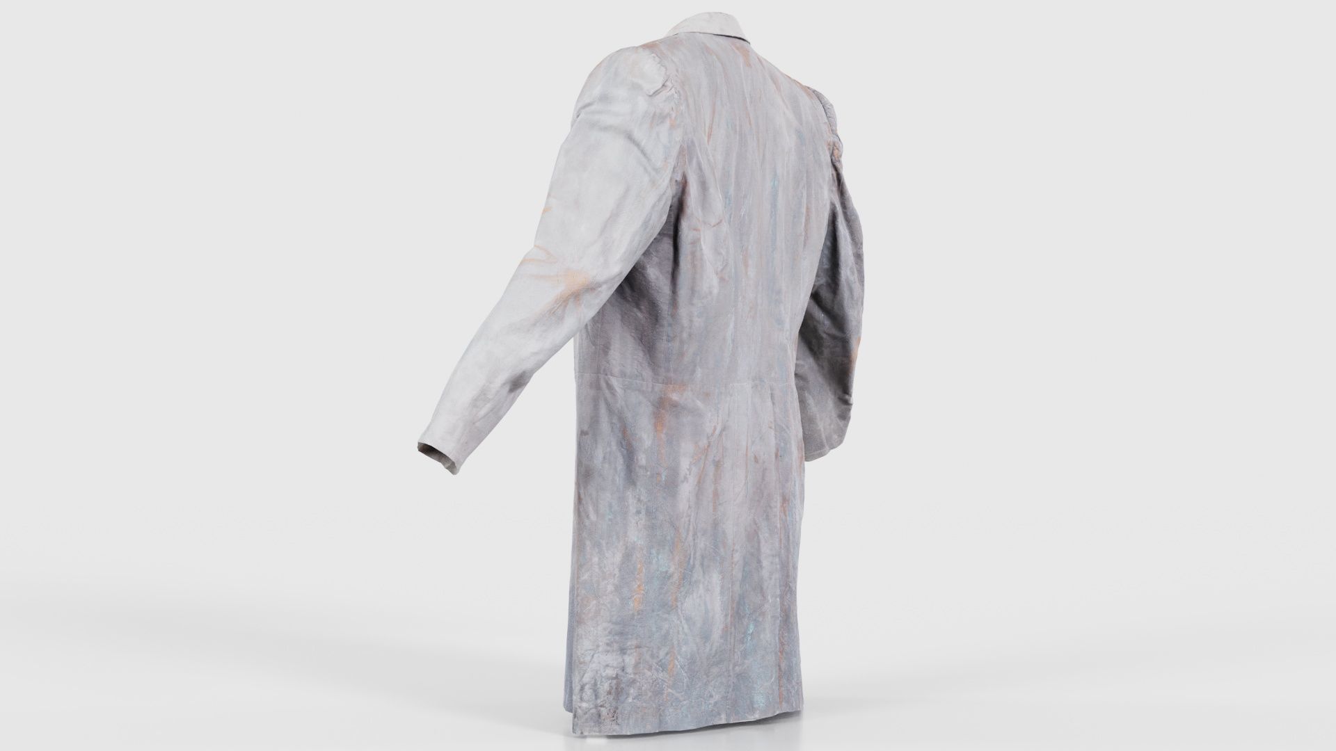 Statue Jacket Low-poly 3D model_23