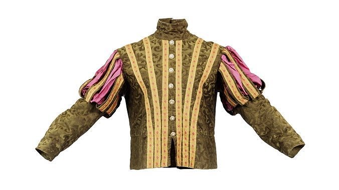 Triangle Jacket Low-poly 3D model