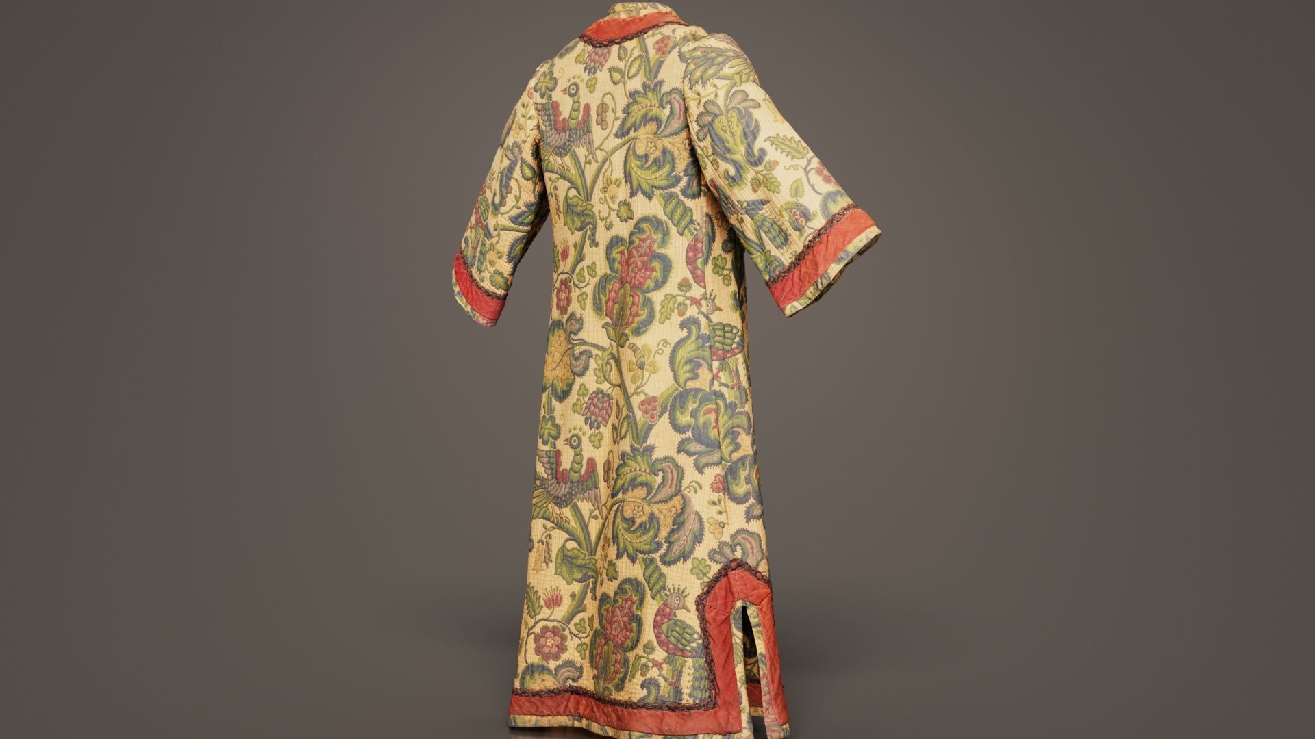 Bird Robe Low-poly 3D model_3