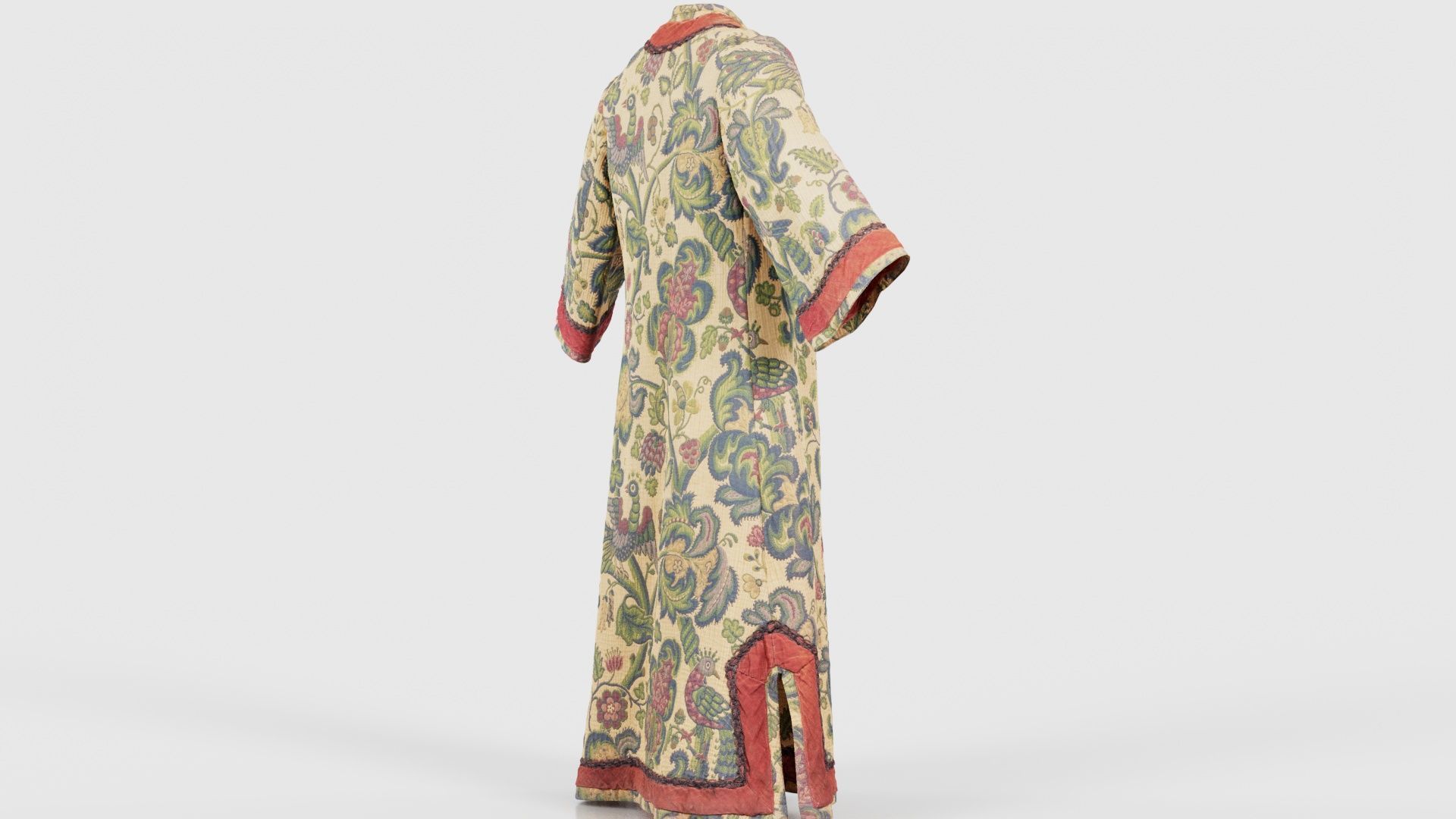 Bird Robe Low-poly 3D model_19