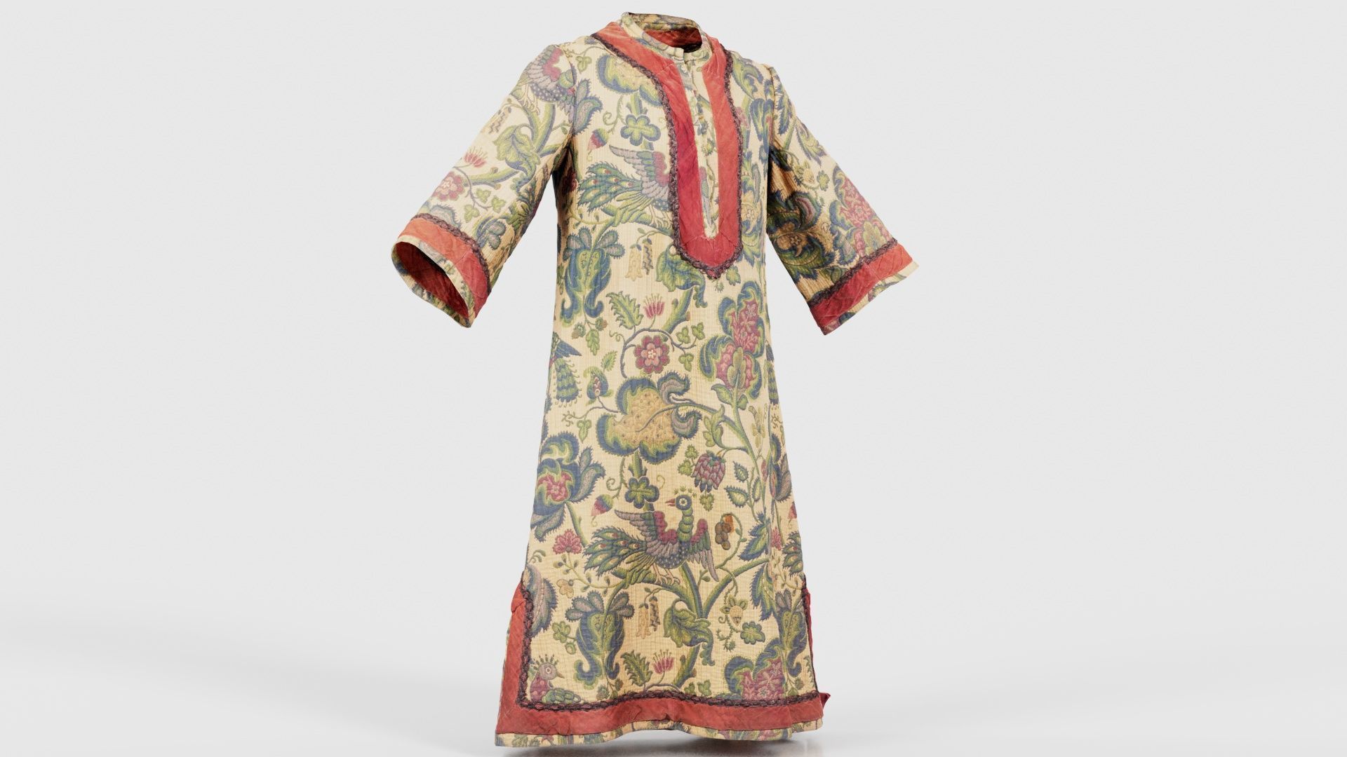 Bird Robe Low-poly 3D model_16