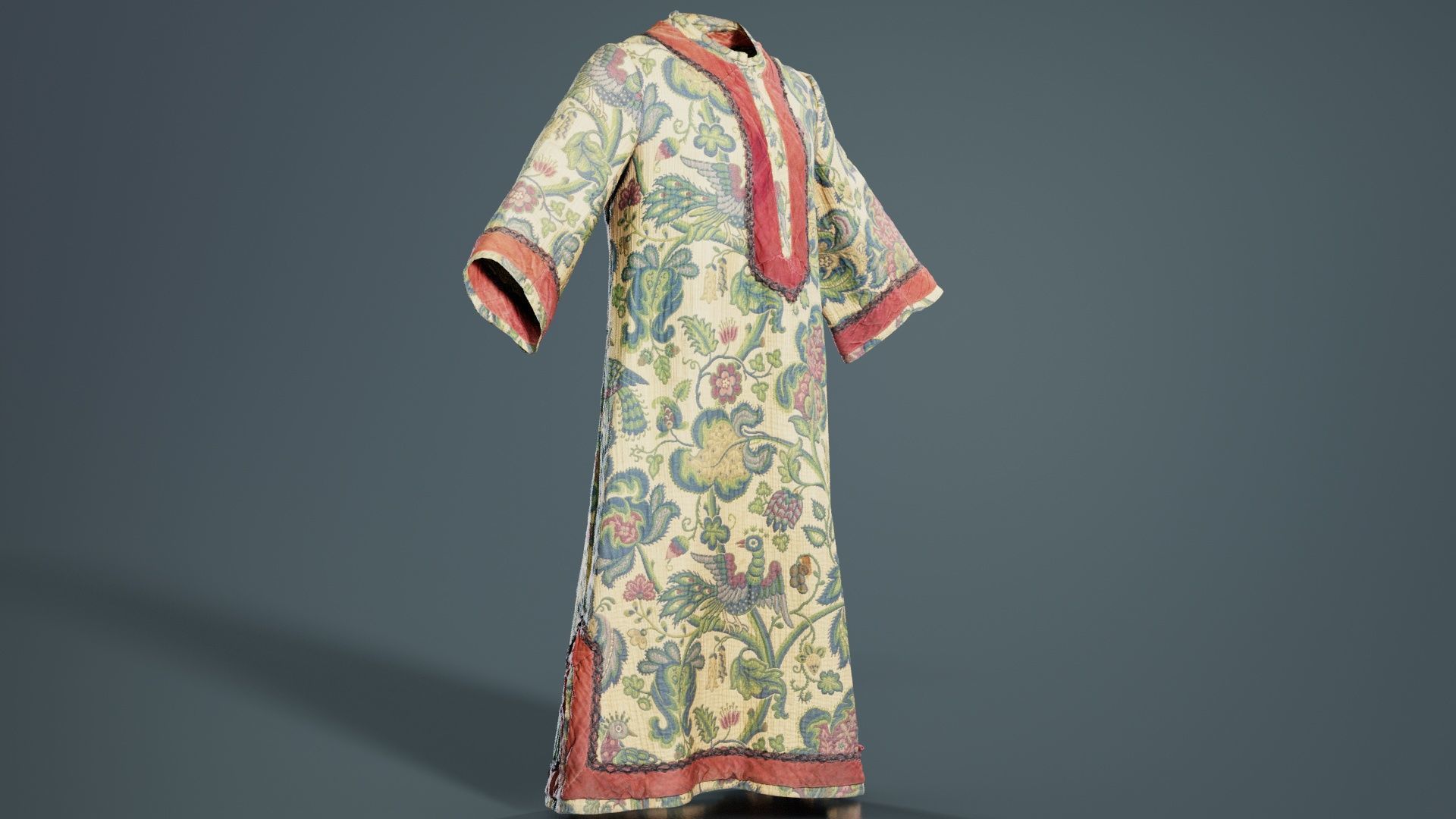 Bird Robe Low-poly 3D model_2