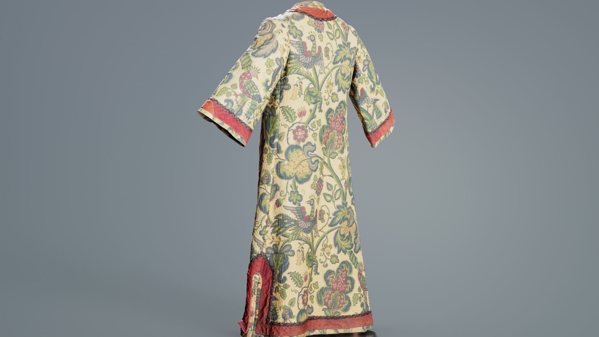 Bird Robe Low-poly 3D model_7