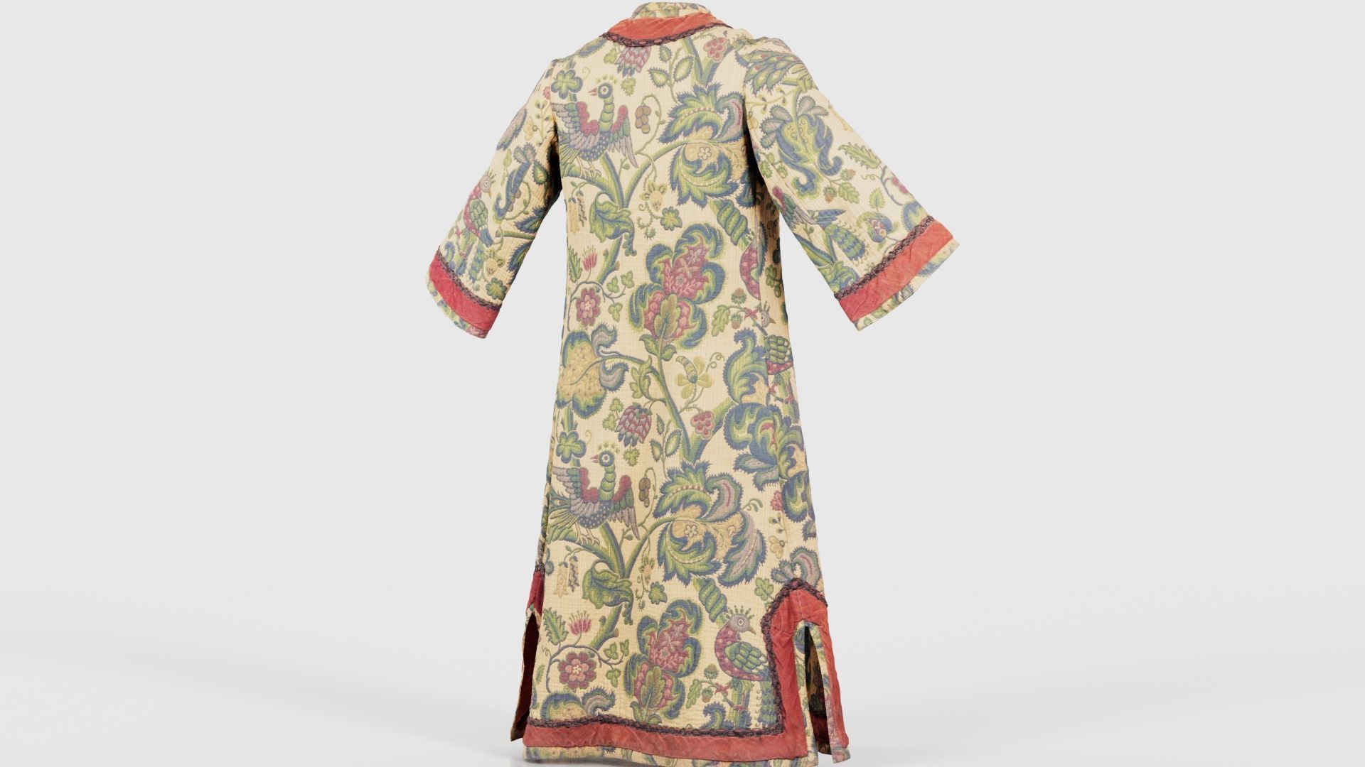 Bird Robe Low-poly 3D model_20