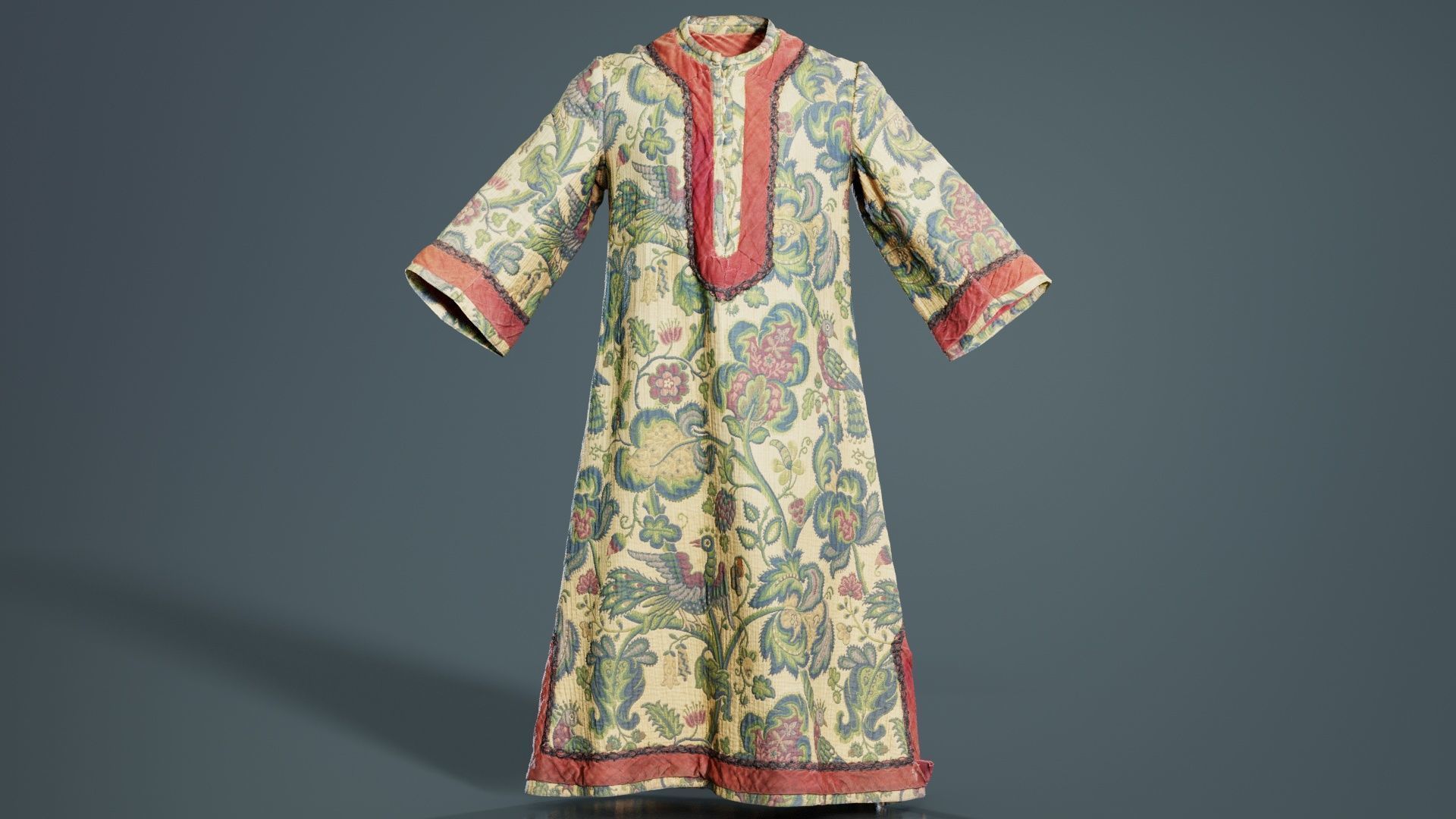 Bird Robe Low-poly 3D model_8