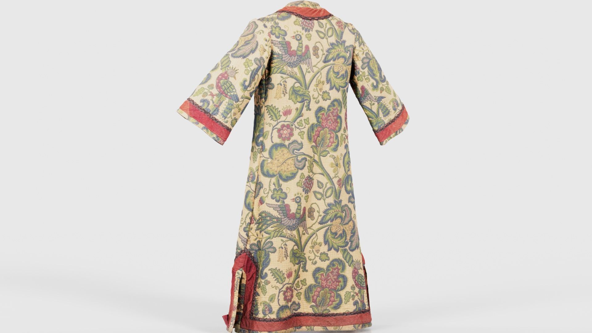 Bird Robe Low-poly 3D model_22