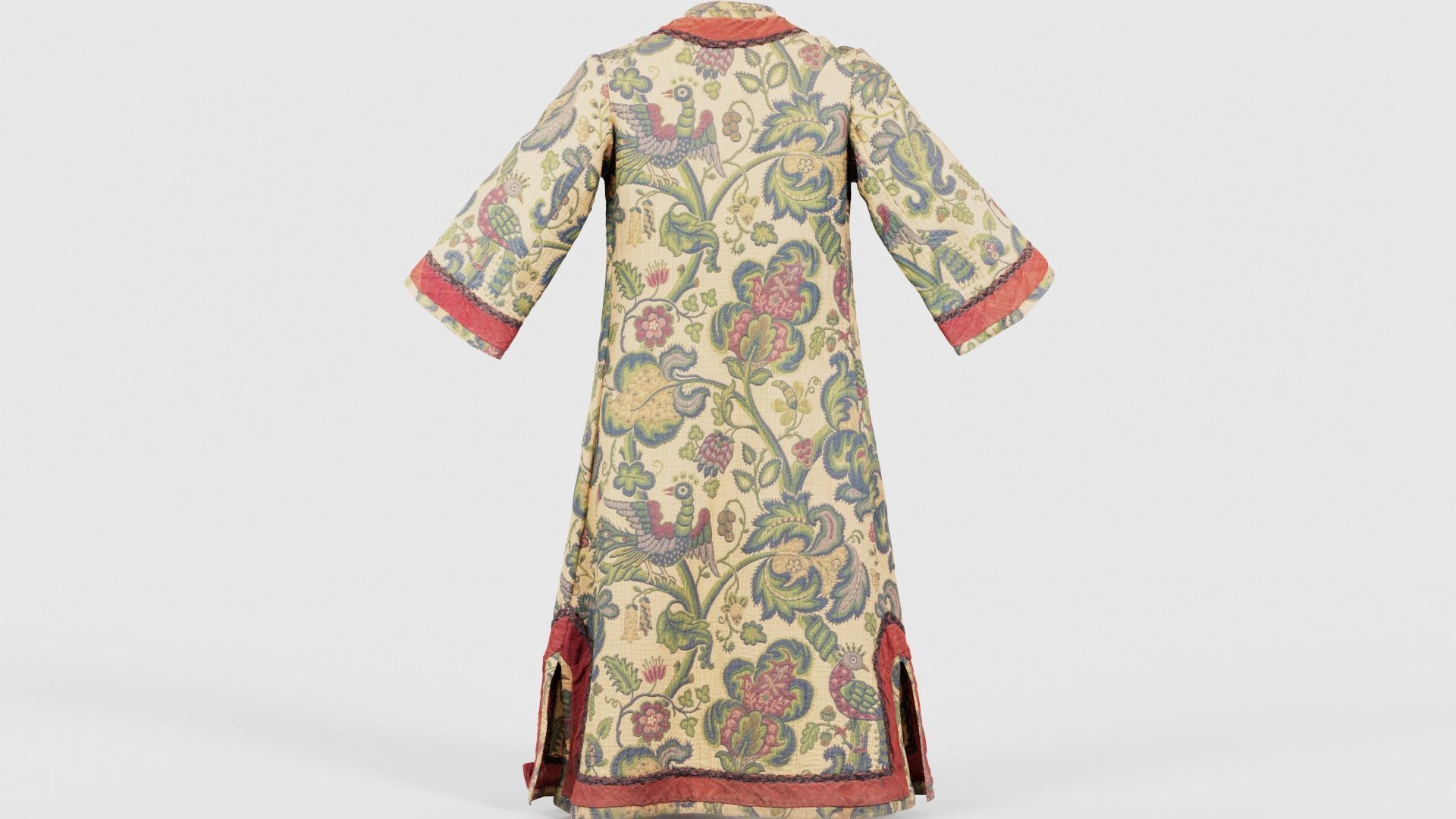 Bird Robe Low-poly 3D model_21