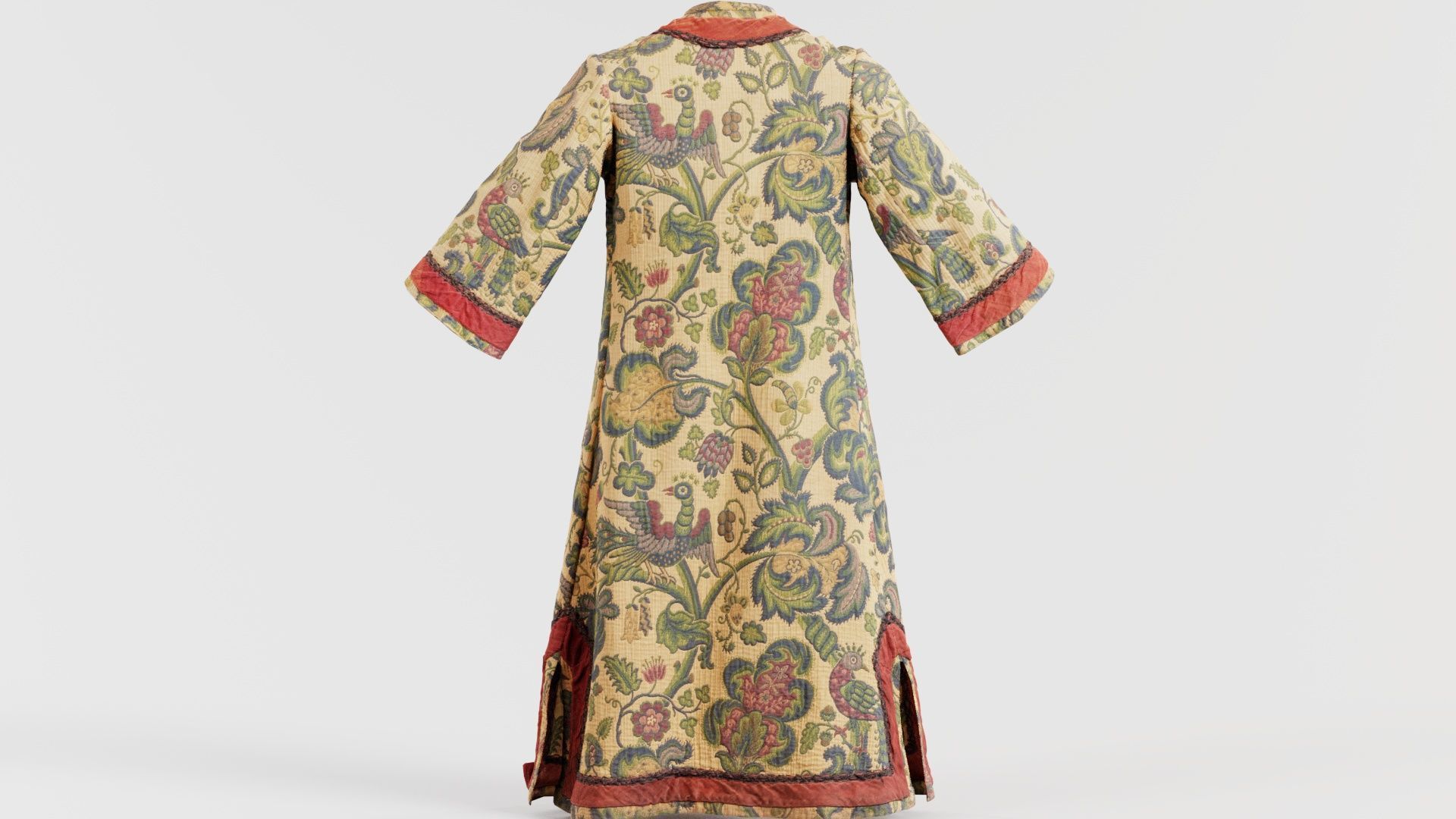 Bird Robe Low-poly 3D model_4