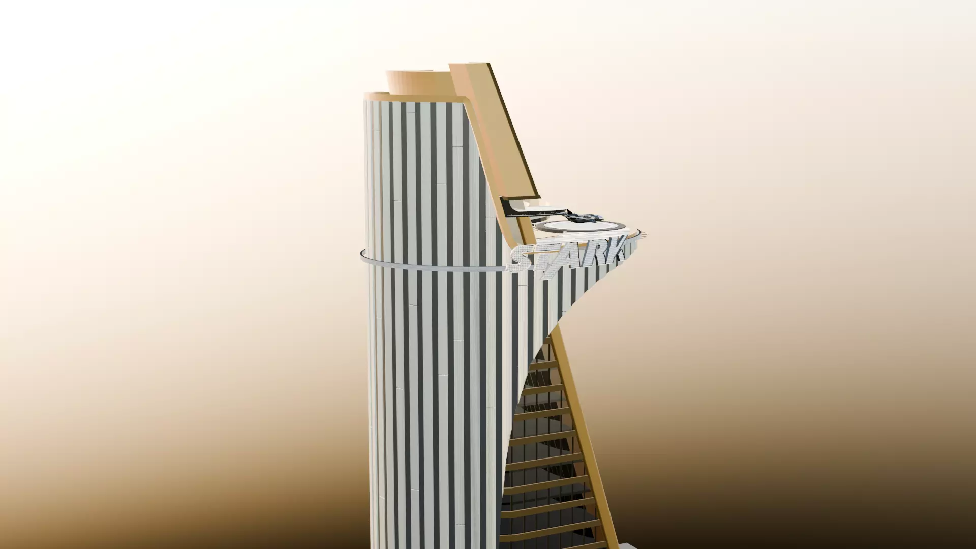 tony stark HQ 3D model_0