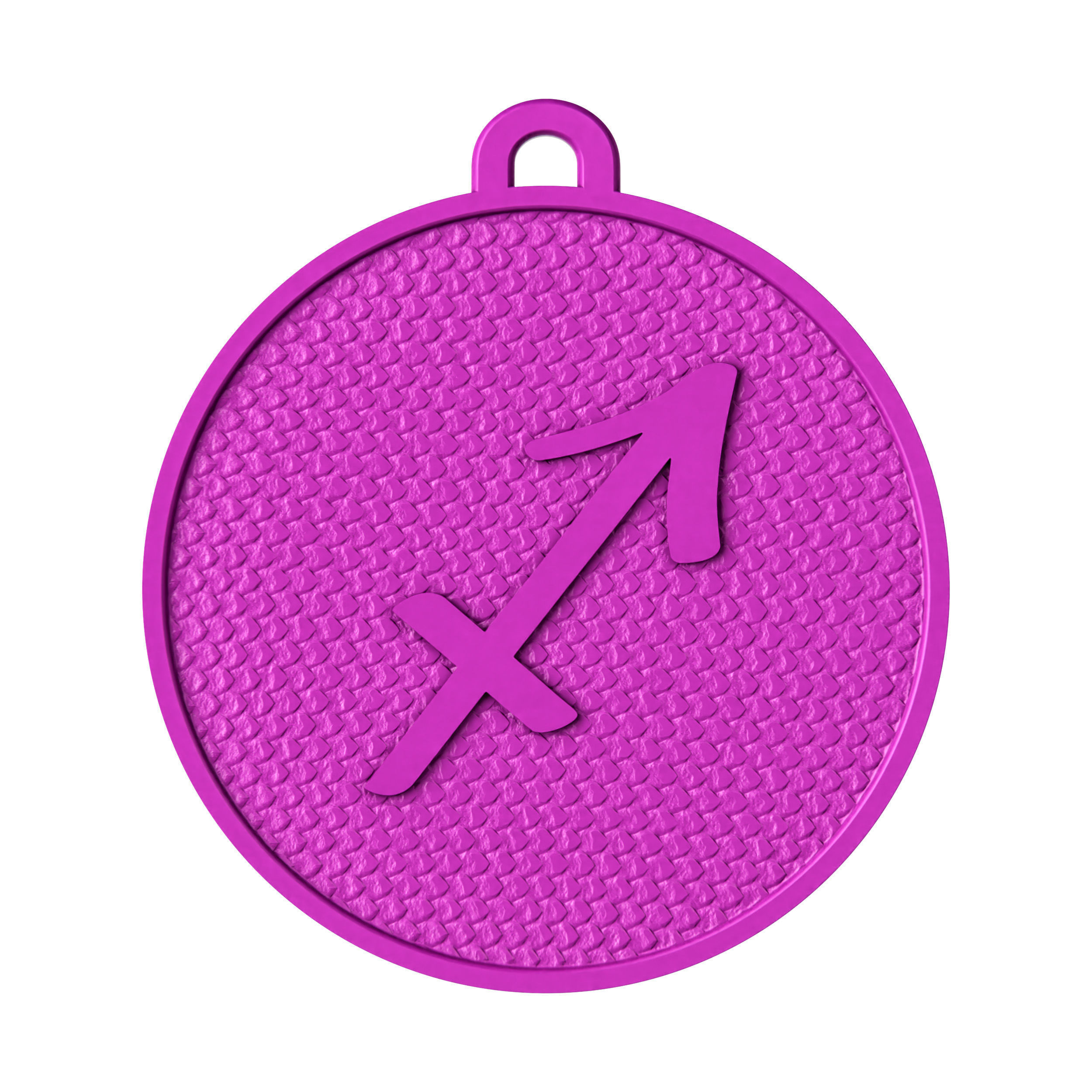 Sagittarius Zodiac Pendant 3D print model_4