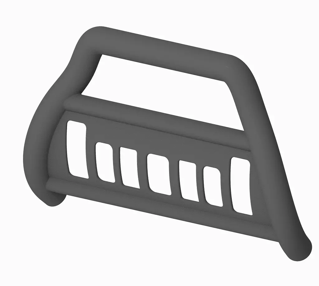 Vehicle Bumper Bull Bar 3D print model_0