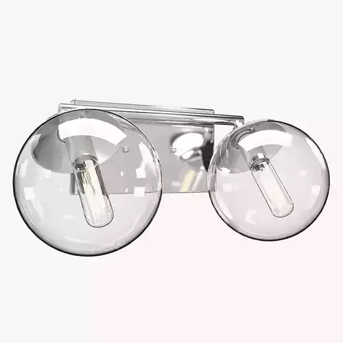 Mod 2-light Bath Vanity Wall Light P2854 3D model