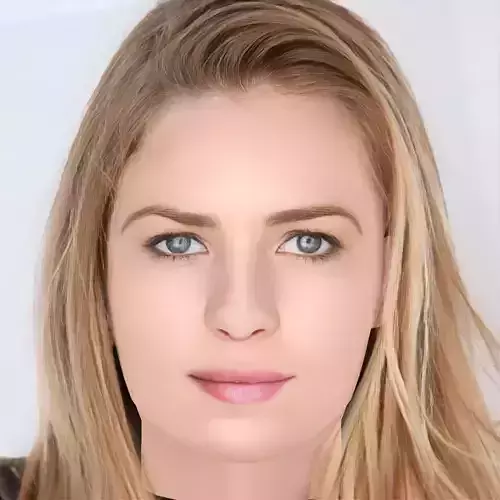 Britt Robertson Head - No Hair - Low poly head for game 