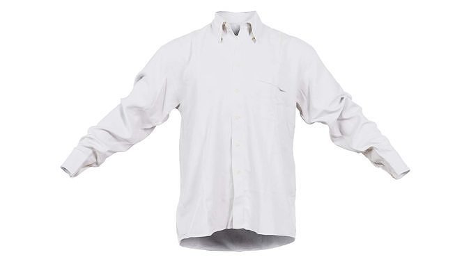 Peaky Blinders Shirt Low-poly 3D model