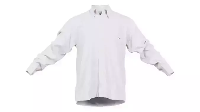 Peaky Blinders Shirt Low-poly 3D model