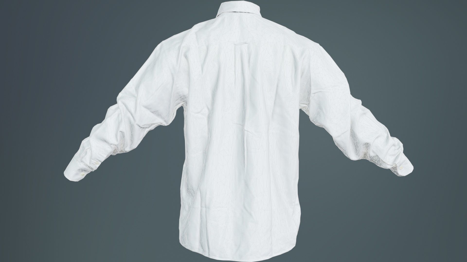 Peaky Blinders Shirt Tie Low-poly 3D model_10