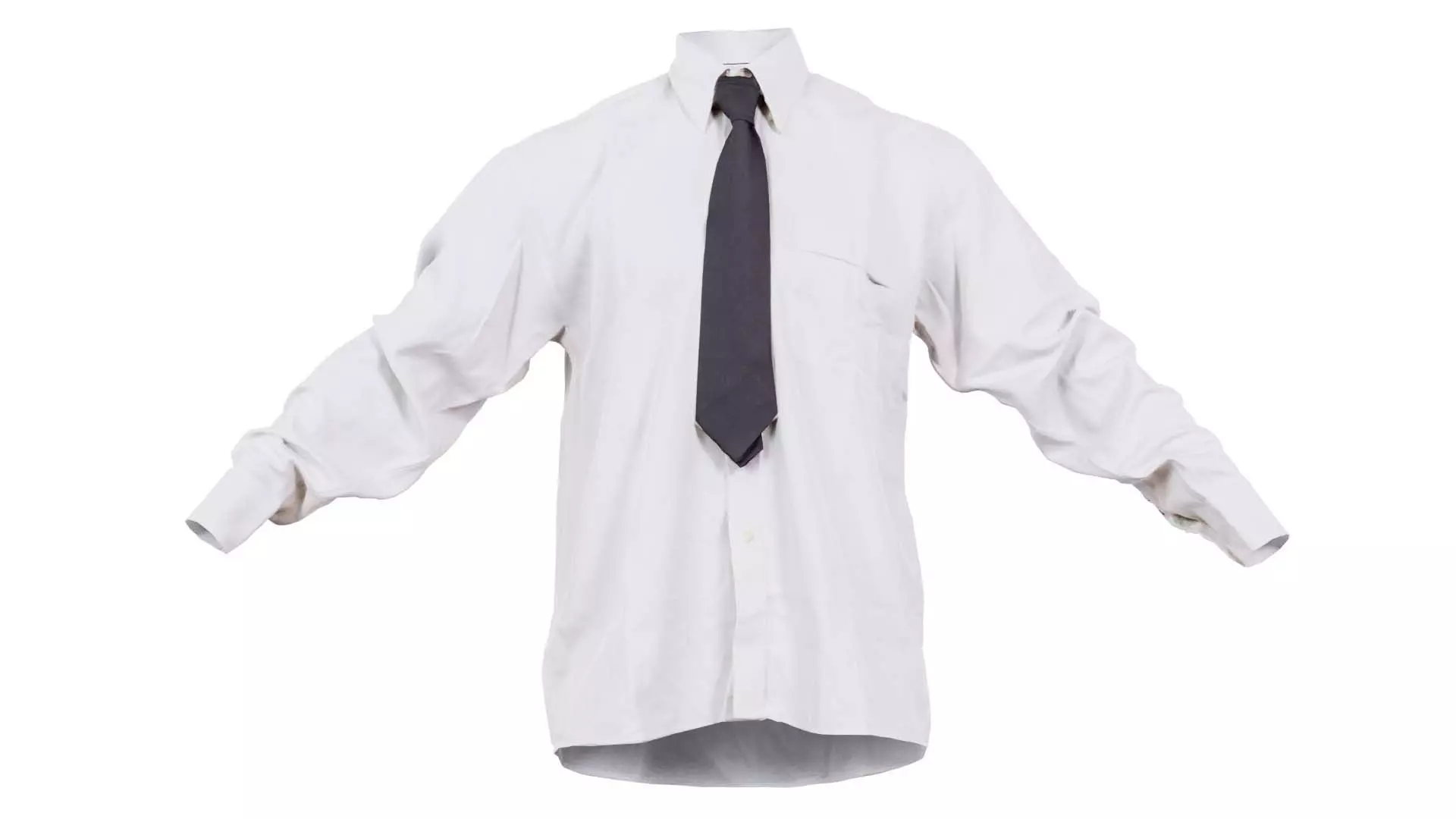 Peaky Blinders Shirt Tie Low-poly 3D model_0