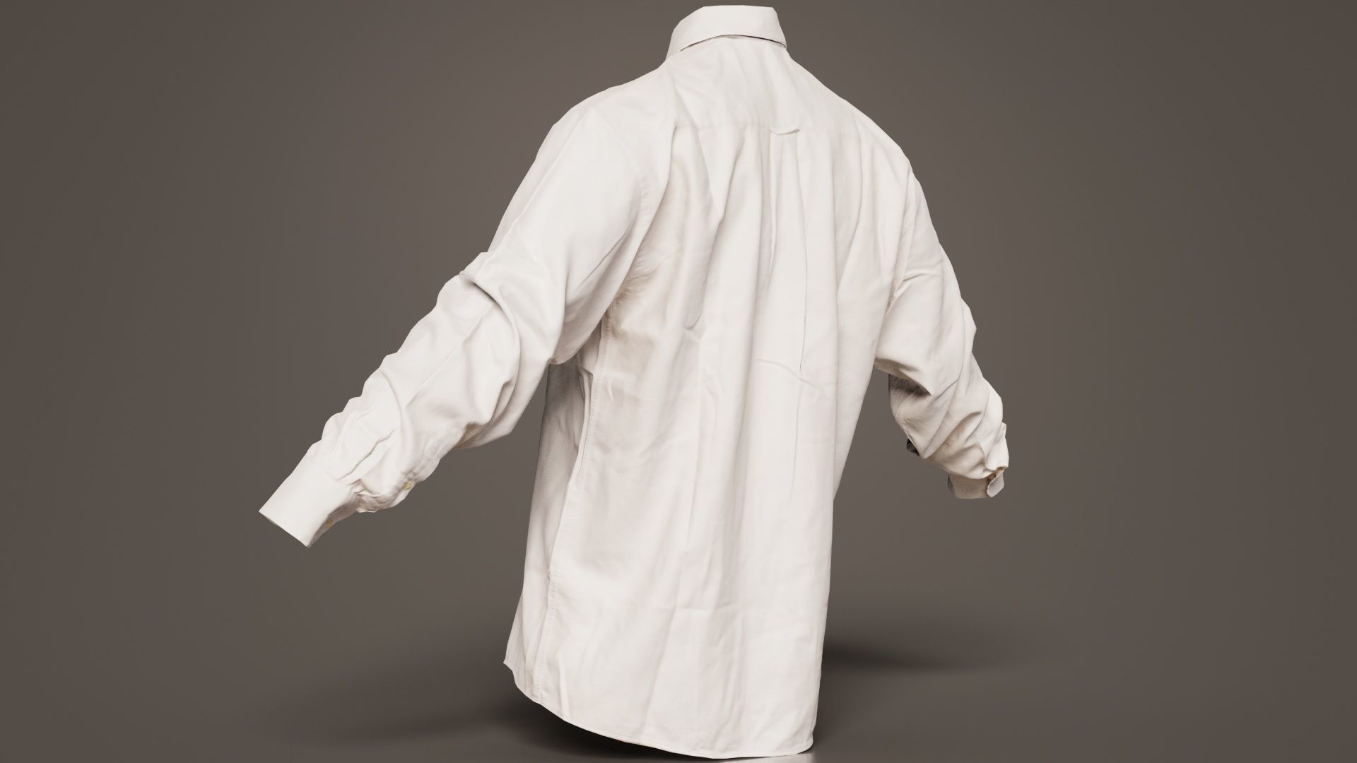 Peaky Blinders Shirt Tie Low-poly 3D model_1